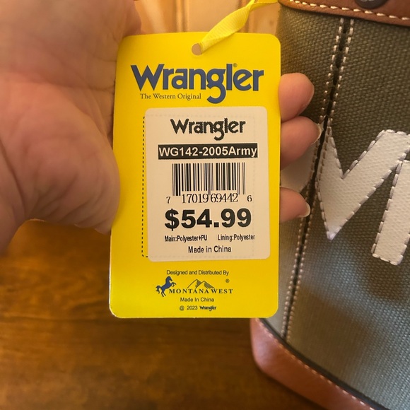 Wrangler Green and Brown Bag Mini - Picture 2 of 2
